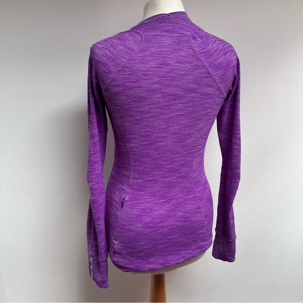 Lululemon Top UK 10 US 6 Purple Long Sleeve Thumb Hole - Picture 7 of 10
